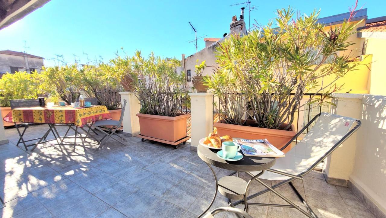 Ze Perfect Place - Appartement De Charme Nicois - 2 Chb & 2 Sdb - Ac - Terrasse - Vieux Nizza Esterno foto
