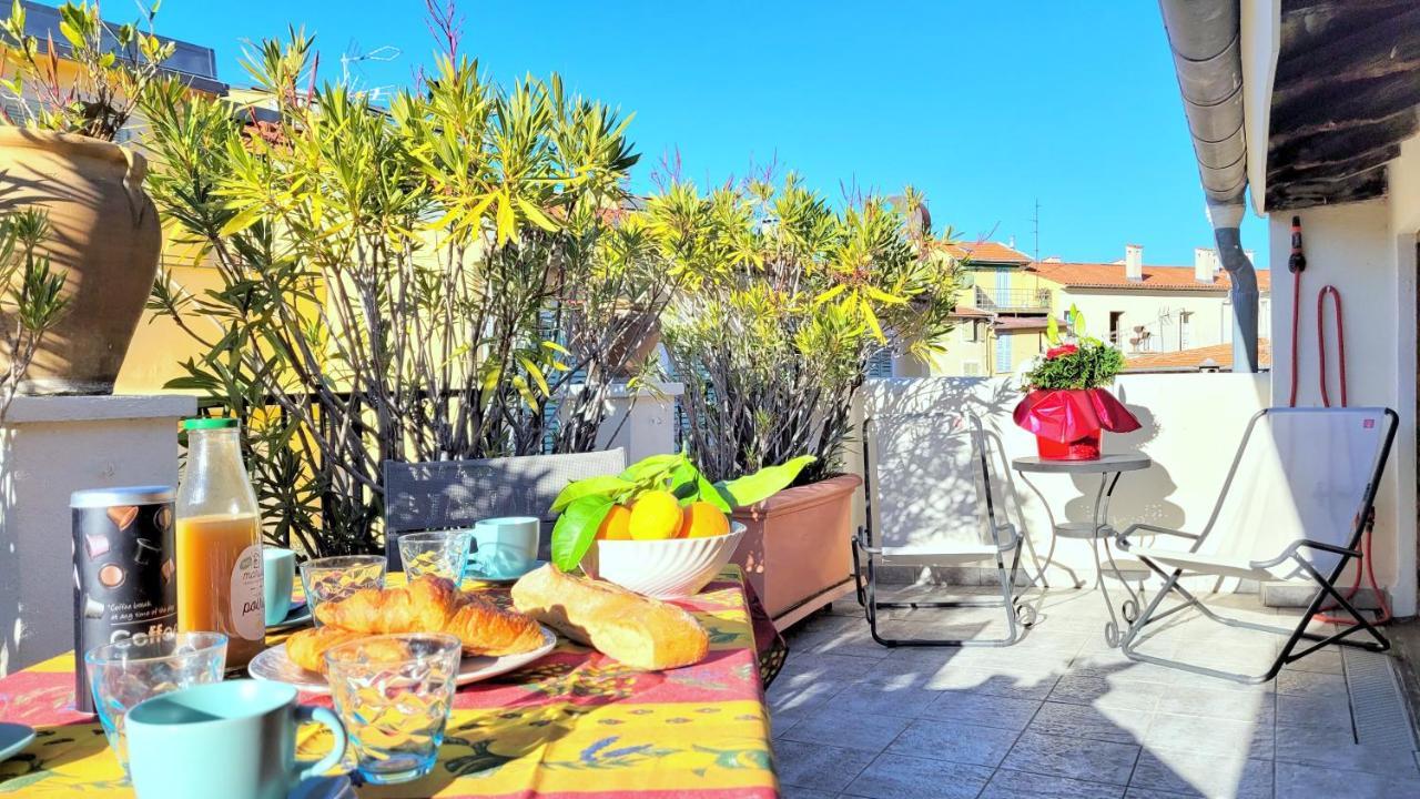 Ze Perfect Place - Appartement De Charme Nicois - 2 Chb & 2 Sdb - Ac - Terrasse - Vieux Nizza Esterno foto